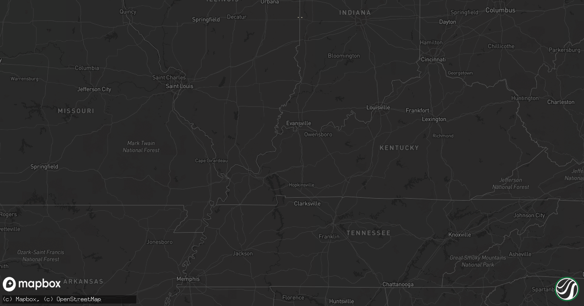 Hail map on March 20, 2011