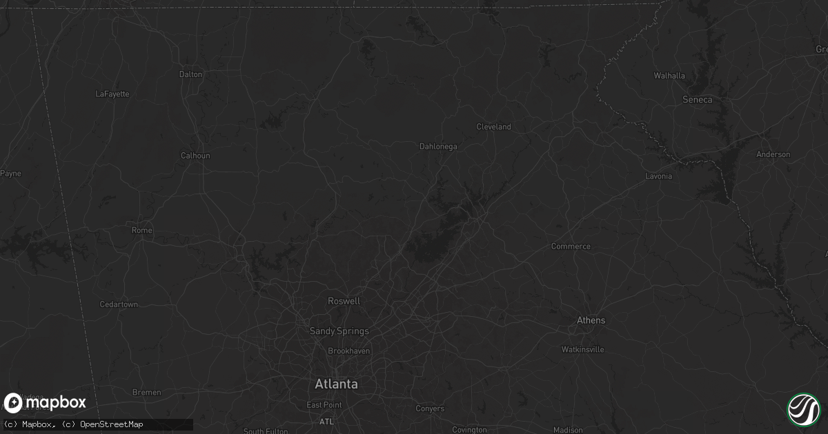 Hail map in Nettie, WV on March 21, 2012