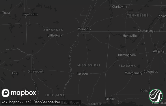 Hail map preview on 03-21-2019