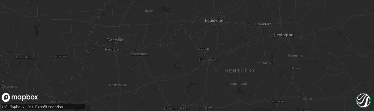 Hail map in Marietta, GA on March 22, 2012