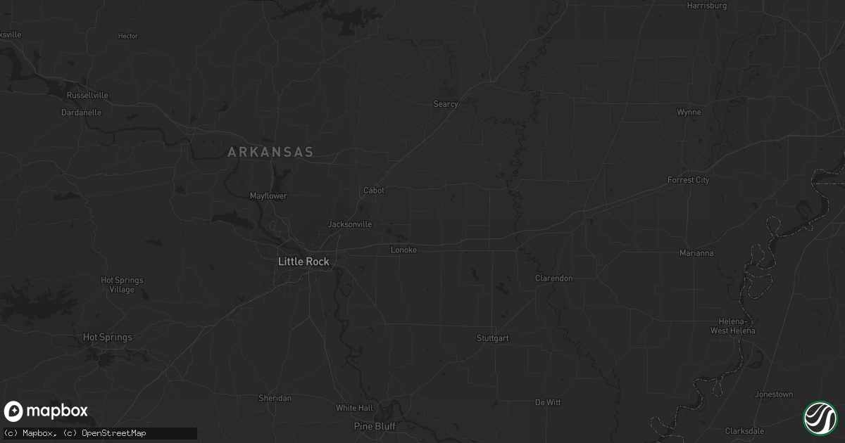 Hail map in Mcalester, OK on March 25, 2011