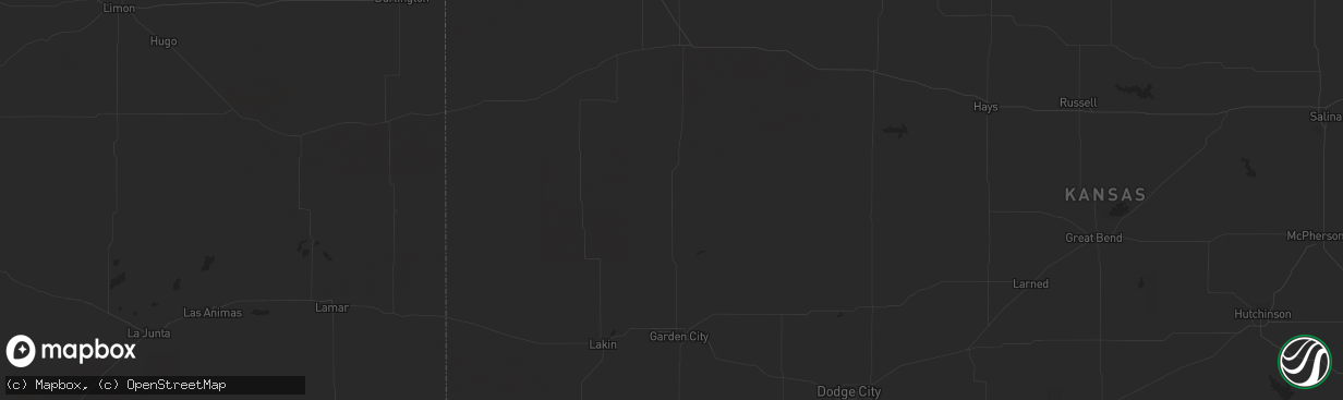 Hail map in Karlsruhe, ND on March 26, 2012