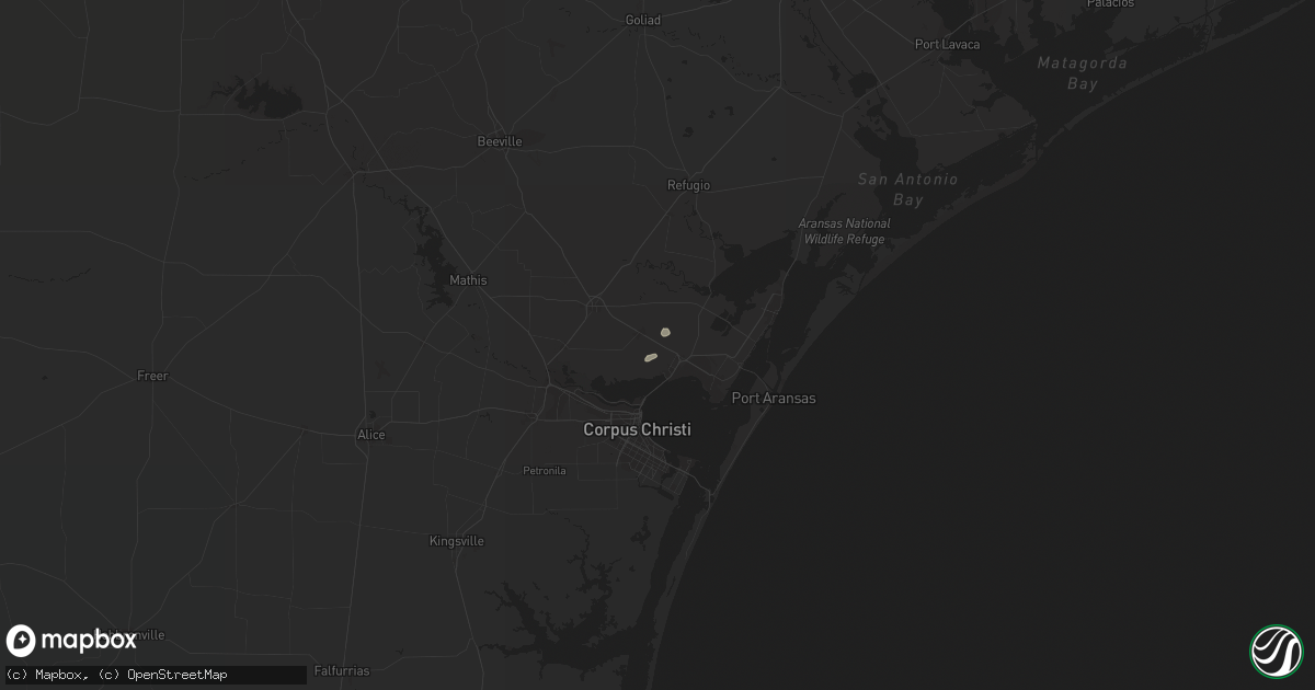 Hail map in Taft, TX on March 26, 2022