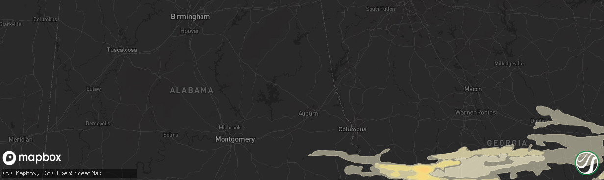 Hail map in Beaufort, SC on March 27, 2011