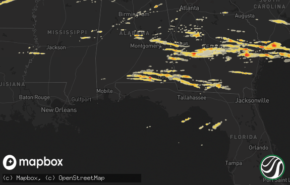 Hail map preview on 03-27-2011