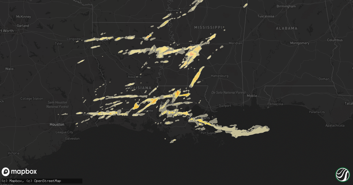 Hail map in Alabama on March 29, 2011