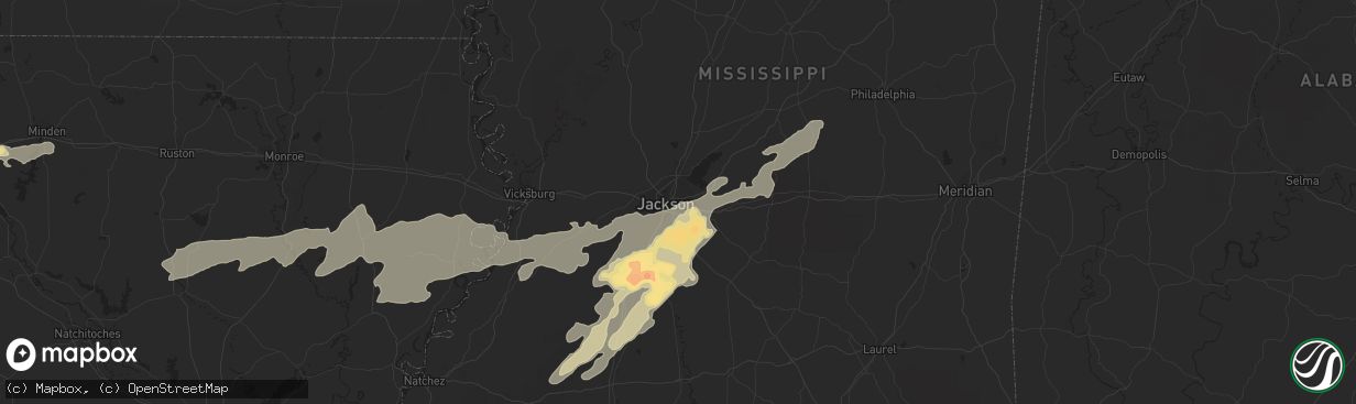 Hail map in Gretna, LA on March 29, 2011
