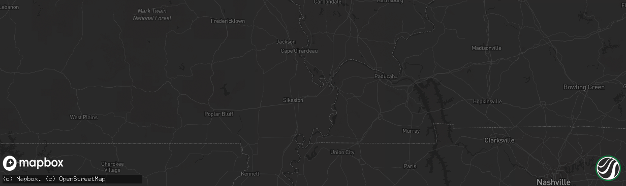 Hail map in Dayton, OH on March 30, 2012