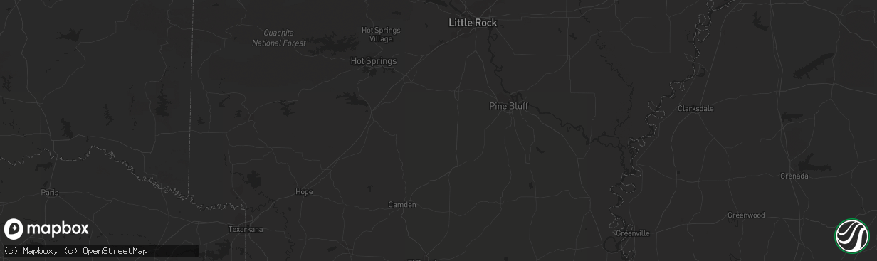 Hail map in New Palestine, IN on April 1, 2012
