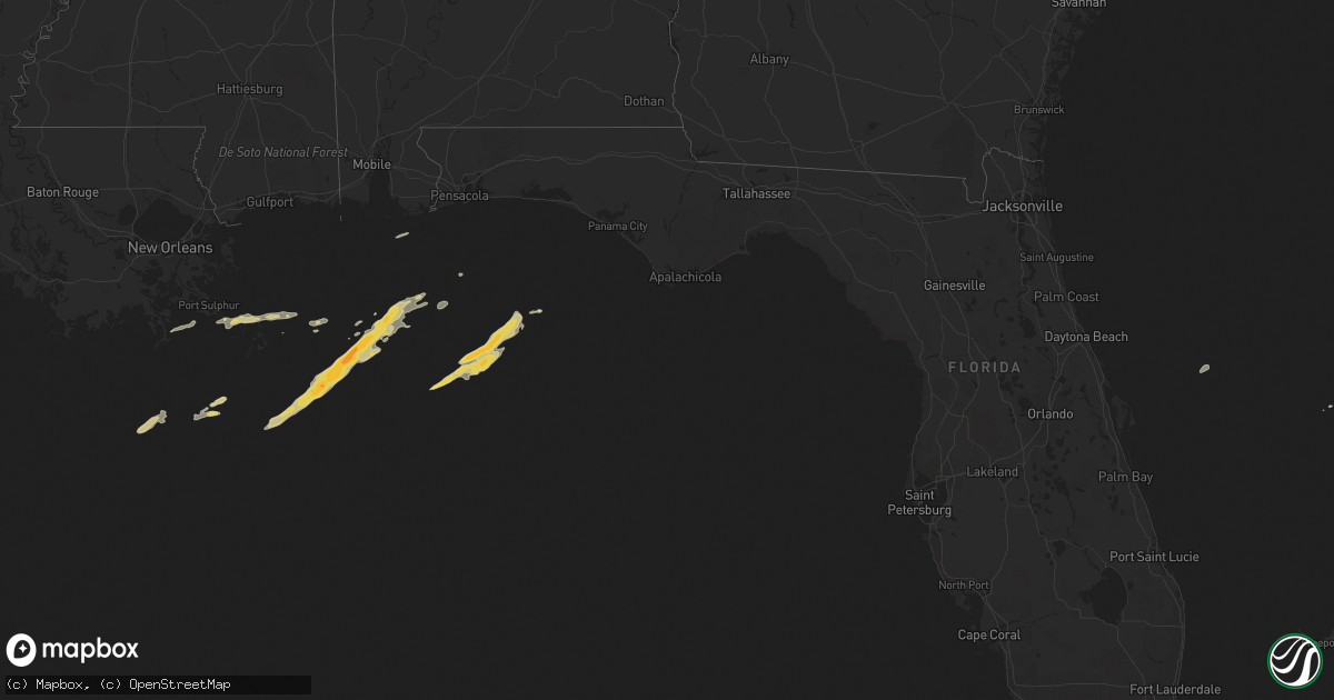Hail map on April 1, 2022