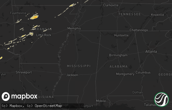 Hail map preview on 04-03-2011