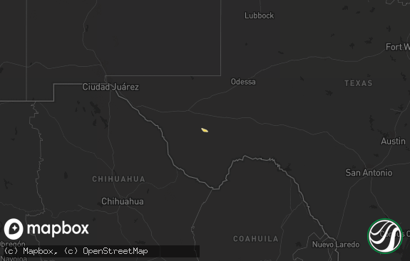 Hail map preview on 04-03-2021