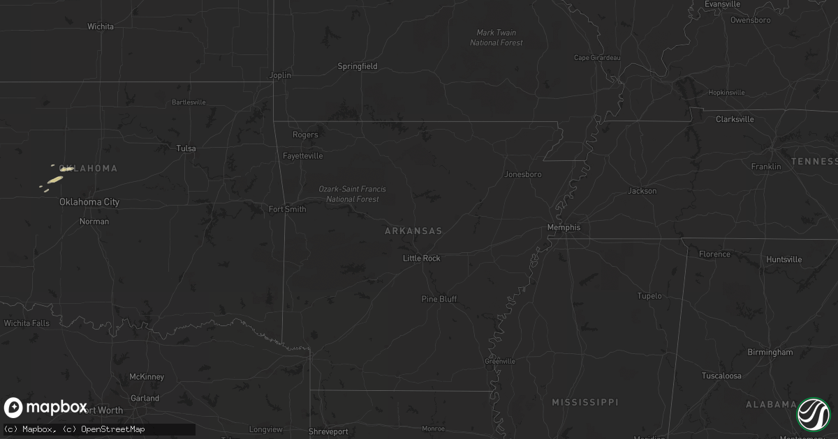 Hail map in Florida on April 6, 2012