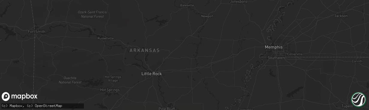 Hail map in Kingfisher, OK on April 6, 2012