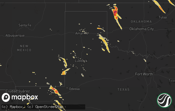 Hail map preview on 04-09-2012