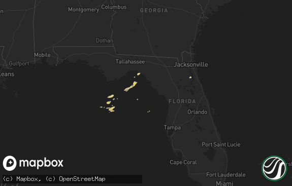 Hail map preview on 04-09-2018