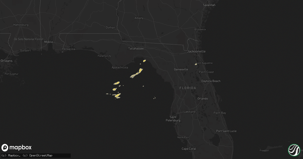 Hail map on April 9, 2018