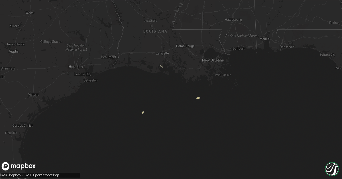 Hail map on April 11, 2023