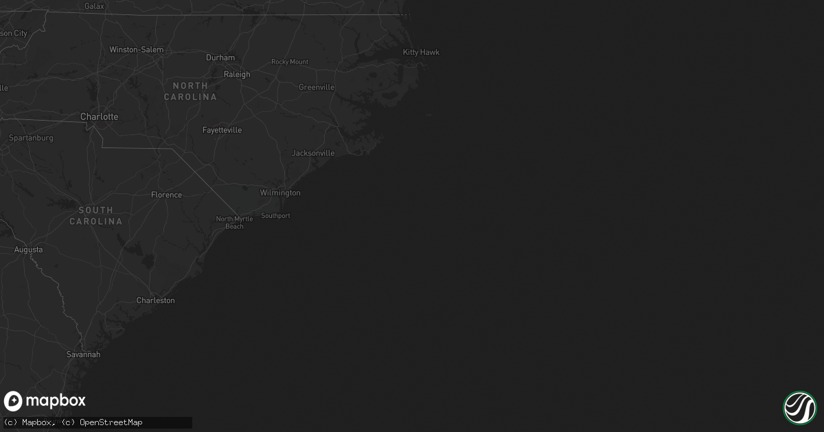 Hail map on April 12, 2011