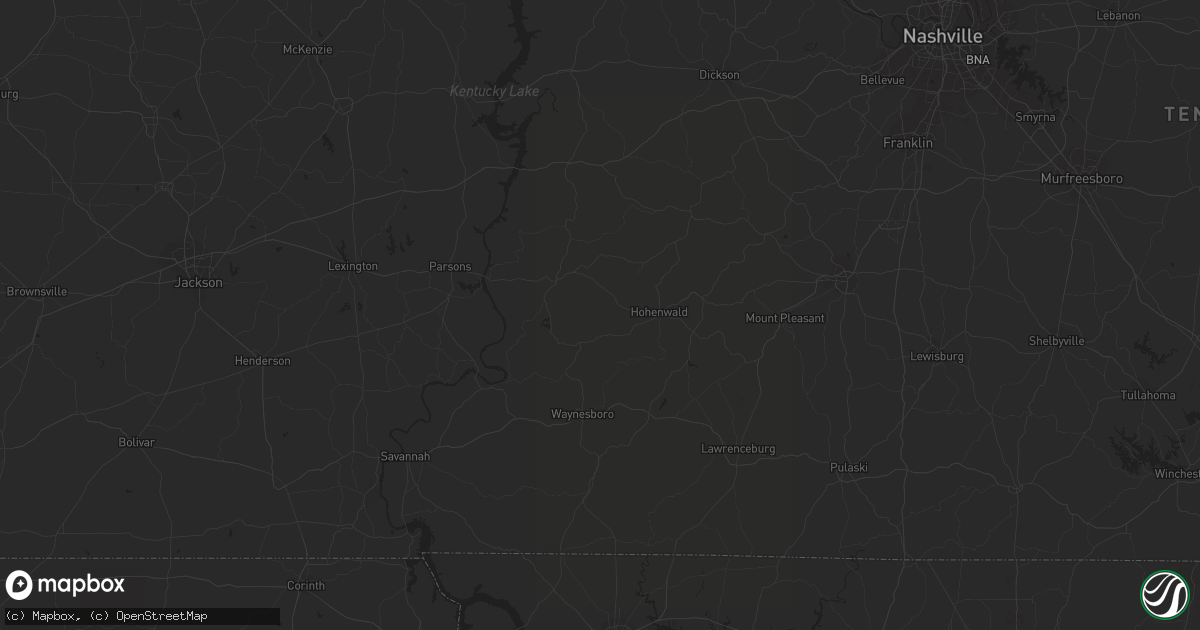 Hail map in Marietta, GA on April 15, 2011