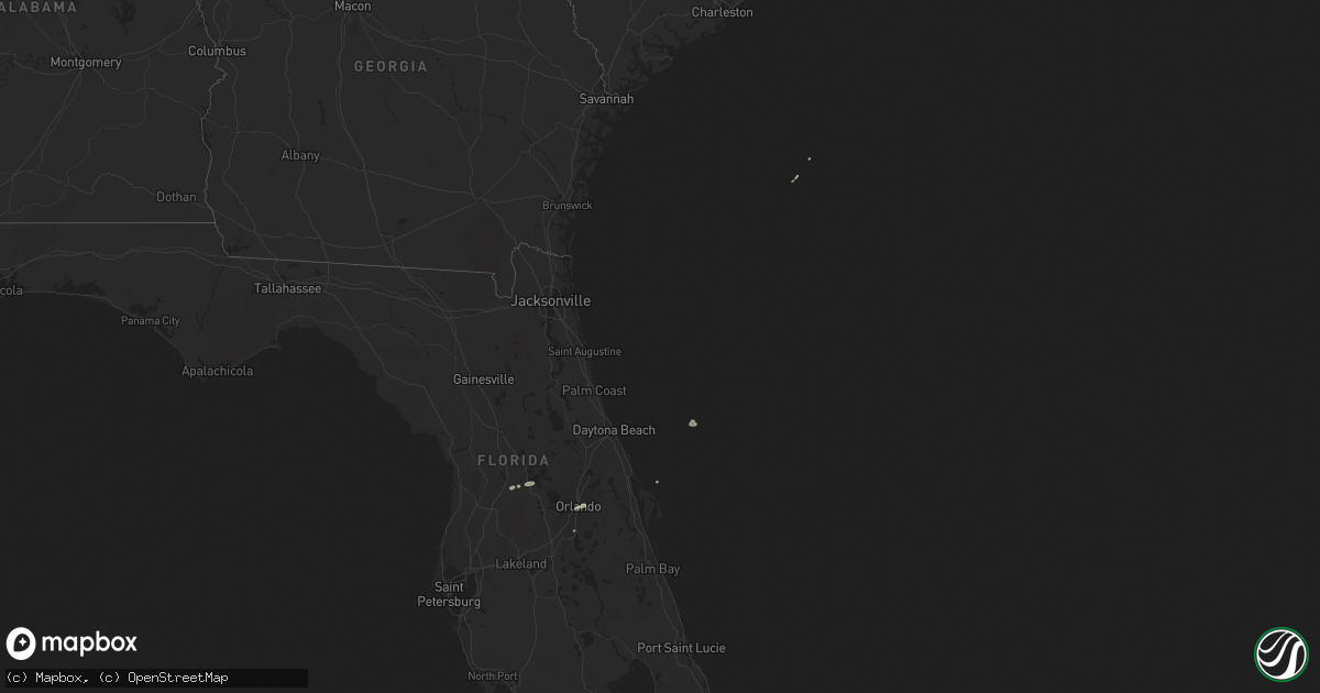 Hail map on April 15, 2014