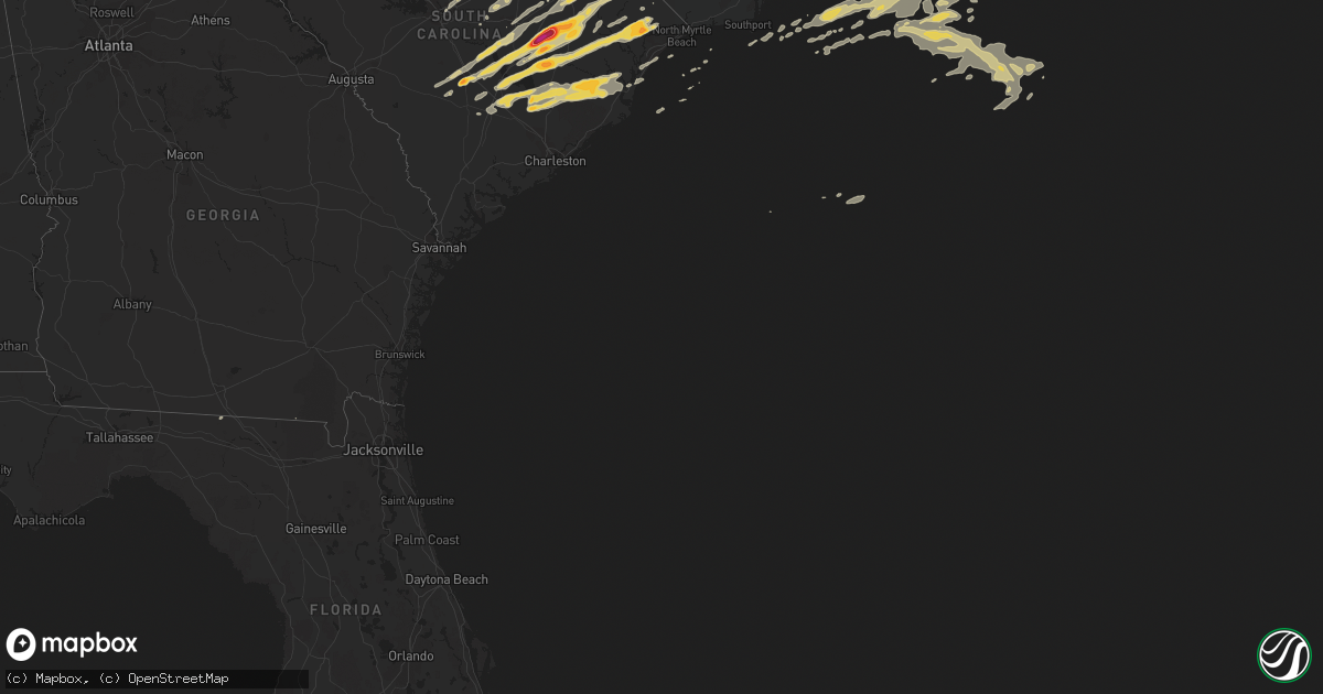 Hail map on April 16, 2011