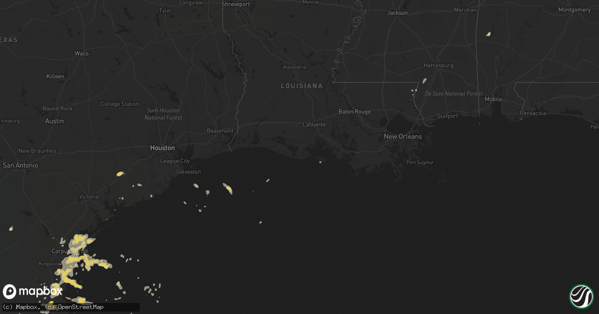 Hail map on April 16, 2012