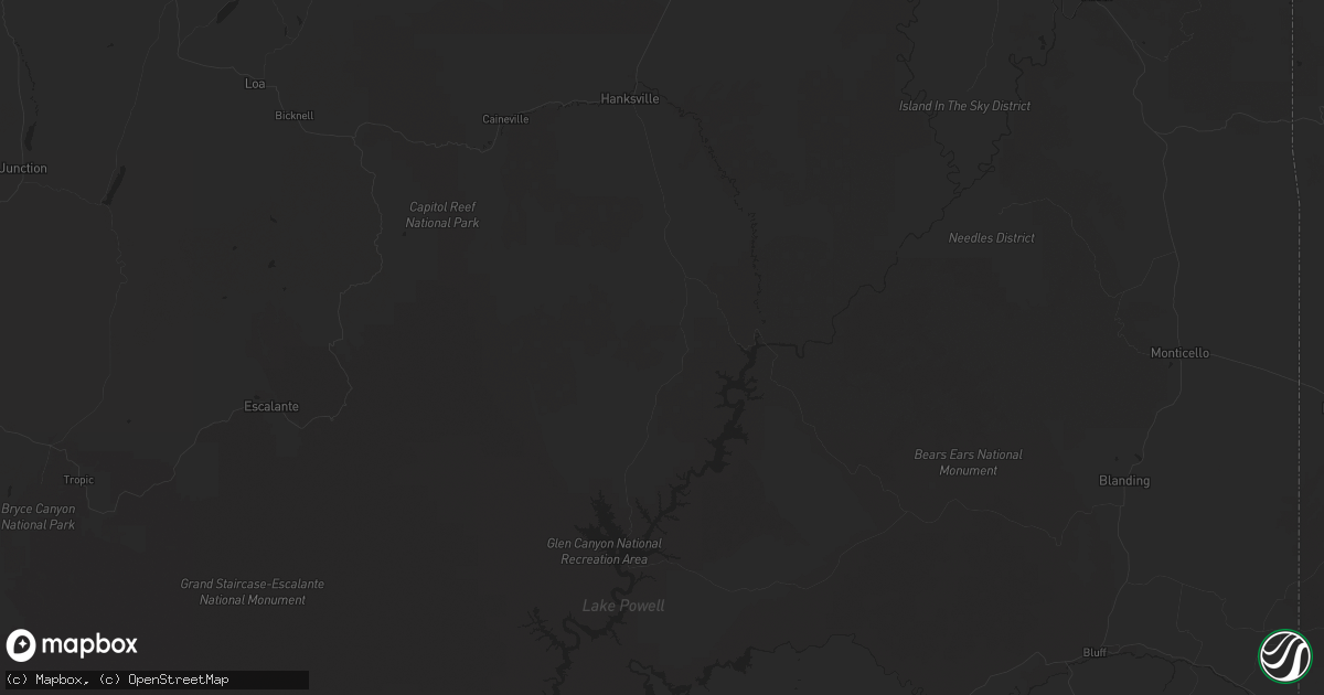 Hail map in Taloga, OK on April 16, 2020