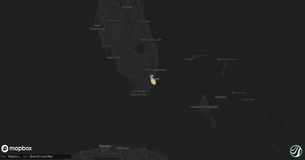 Hail map on April 17, 2011