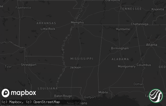 Hail map preview on 04-18-2011