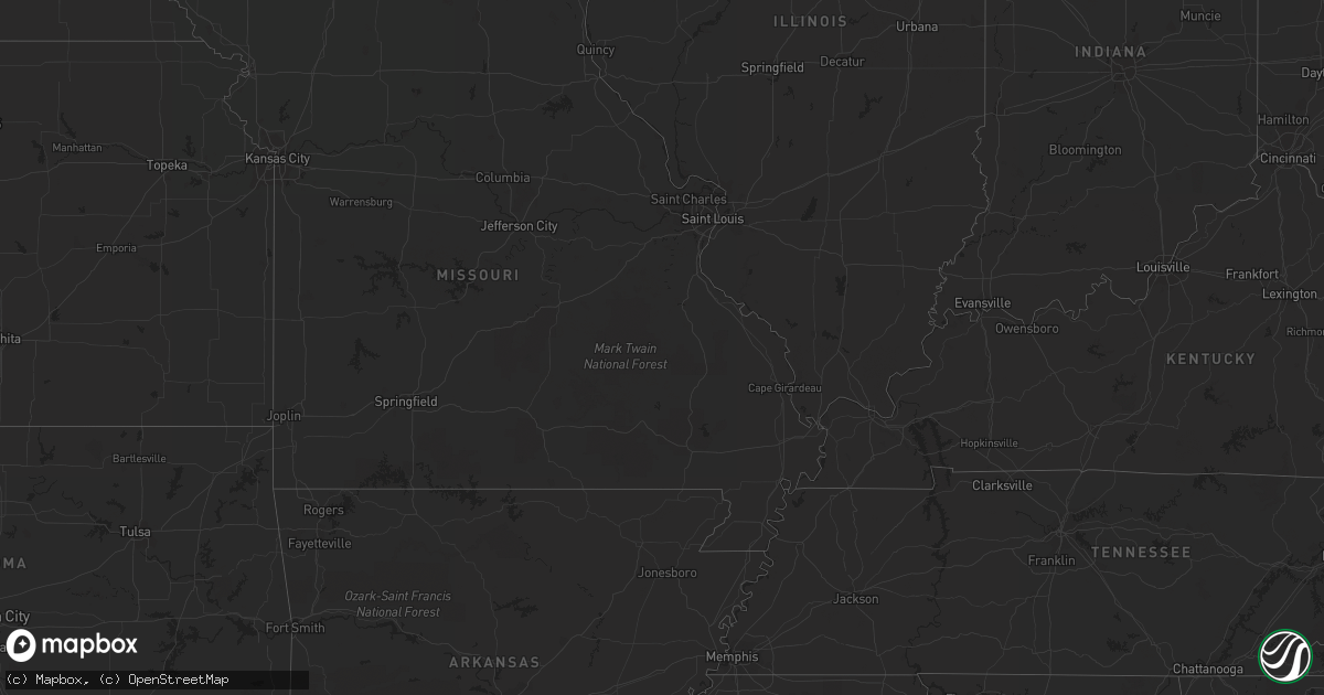 Hail map in South Carolina on April 18, 2012