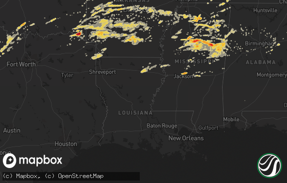 Hail map preview on 04-20-2011