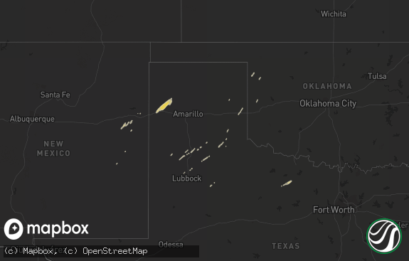 Hail map preview on 04-20-2018
