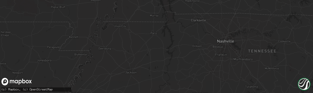 Hail map in Springdale, AR on April 21, 2011