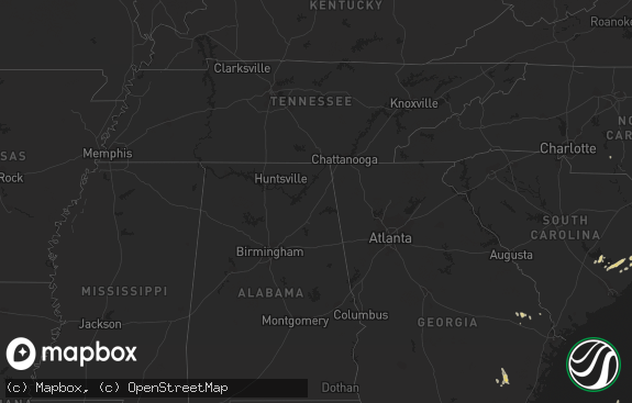Hail map preview on 04-21-2012