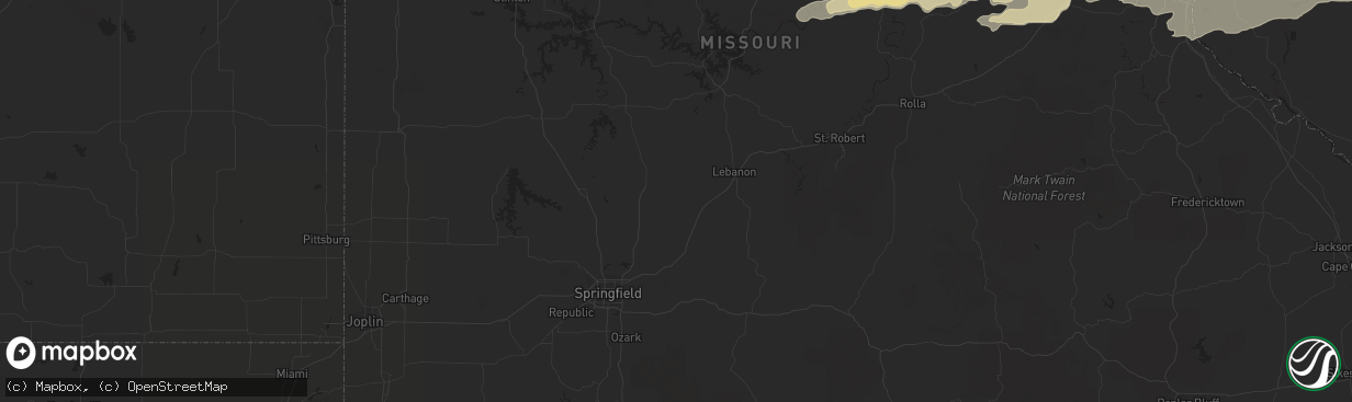 Hail map in Bixby, OK on April 22, 2011