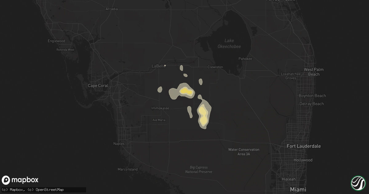 Hail map in Barney, GA on April 22, 2018