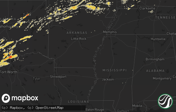 Hail map preview on 04-23-2011