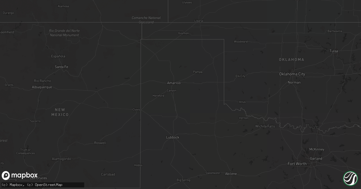 Hail map in Mississippi on April 25, 2019