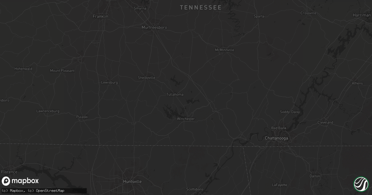 Hail map in Van Buren, AR on April 26, 2011