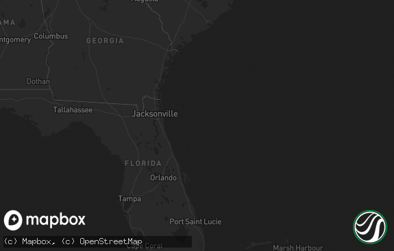 Hail map preview on 04-26-2018