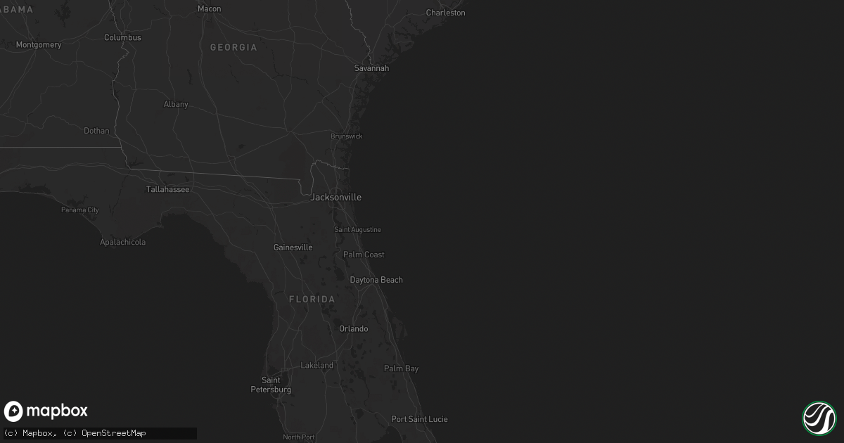 Hail map on April 26, 2018