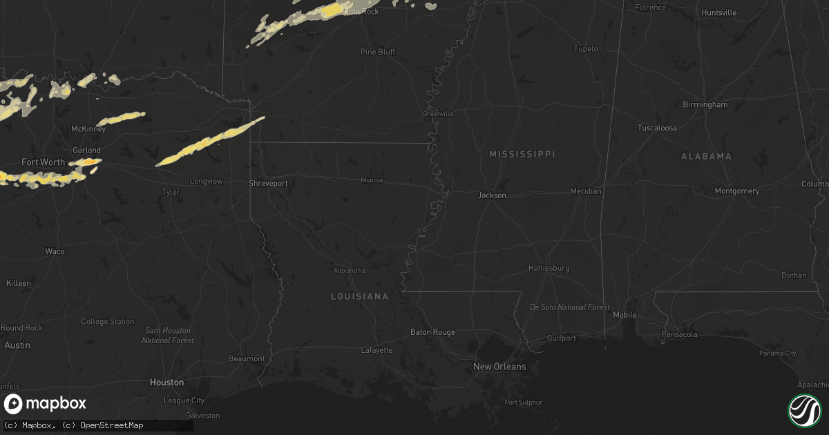 Hail map in Arkansas on April 30, 2011