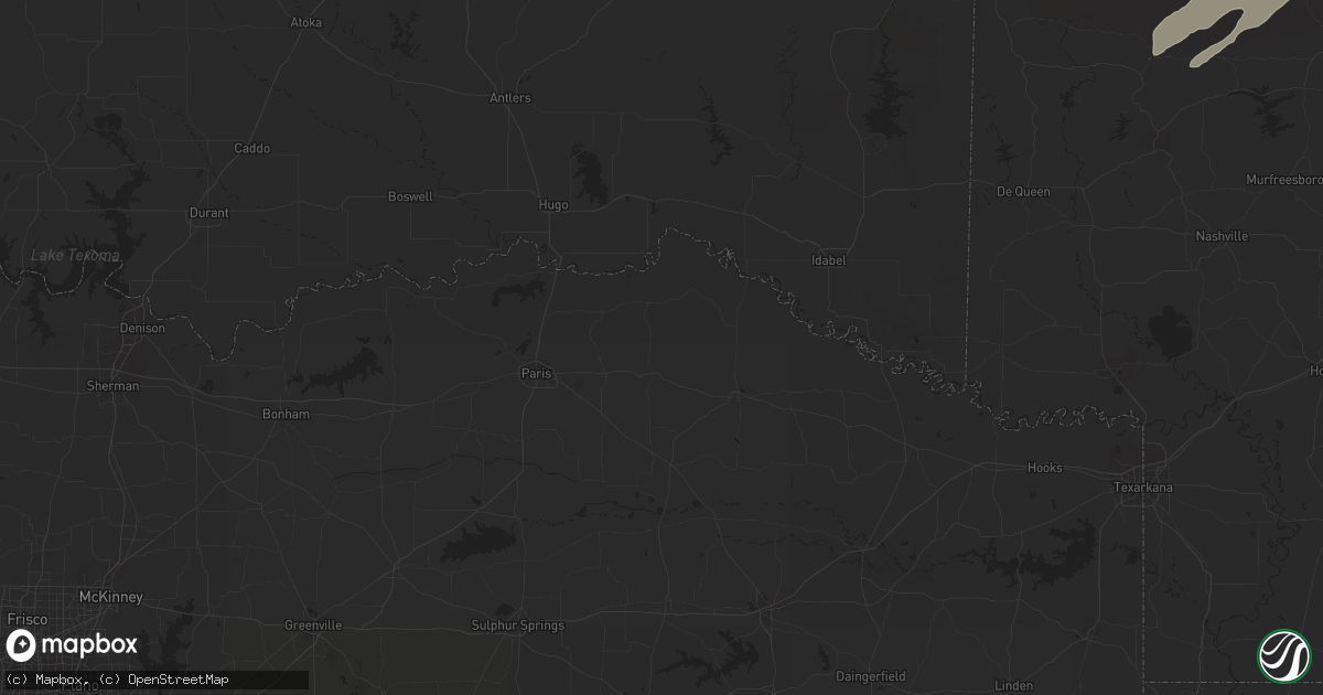 Hail map in Burleson, TX on April 30, 2011