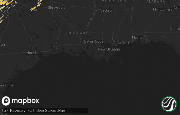 Hail map preview on 05-01-2011