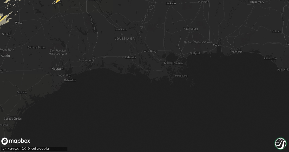 Hail map on May 1, 2011