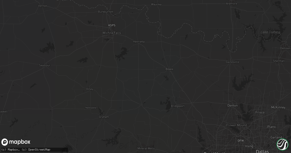 Hail map in Woodward, OK on May 2, 2017