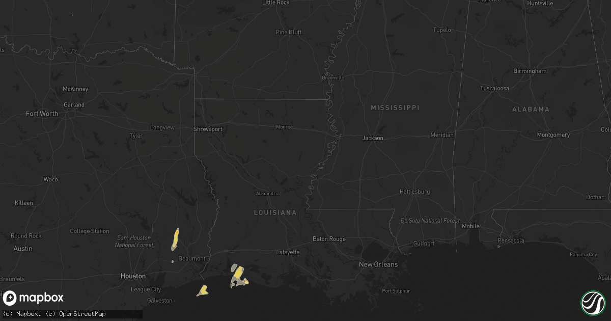 Hail map on May 2, 2017