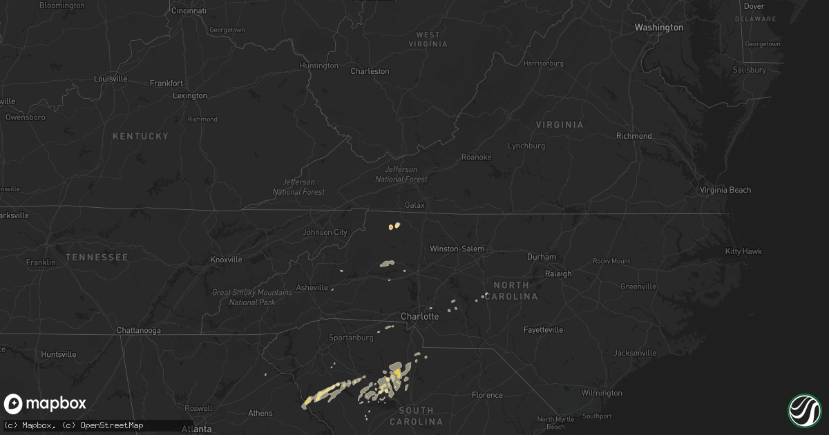 Hail map in Pennsylvania on May 3, 2011