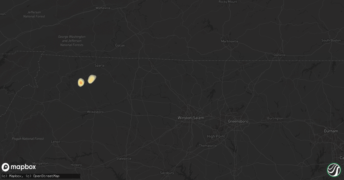 Hail map in Pitts, GA on May 3, 2011